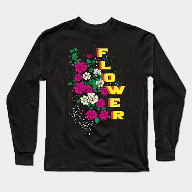 FLORAL Long Sleeve T-Shirt by Realce art